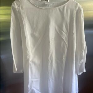J. Jill Classic White Blouse size xl